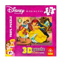 Puzzle 3D 72 Parça, Disney Princess 35507