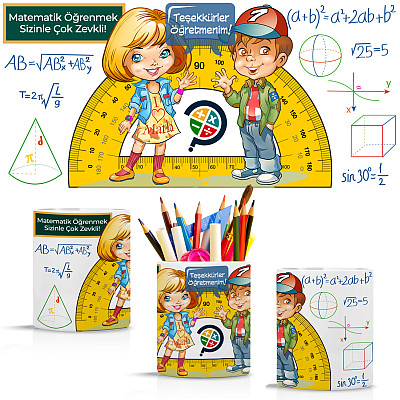 Matematik Öğretmenlerine Özel Hediye Kalemlik